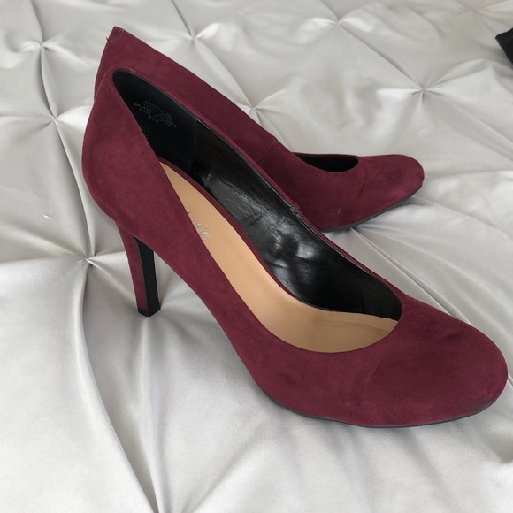 Kelly & Katie Shoes - 👠 Kelly & Katie | Burgundy Isabella Heels 9.5